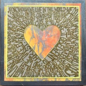 One of a kind handmade scripture art